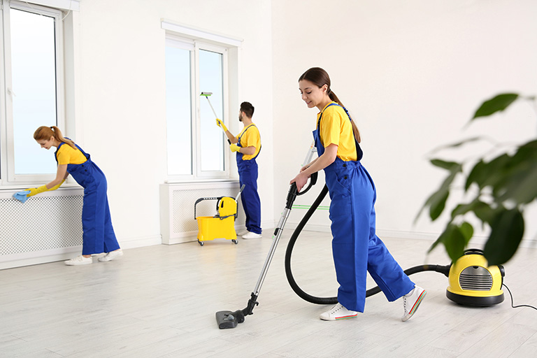 Post construction cleanup service